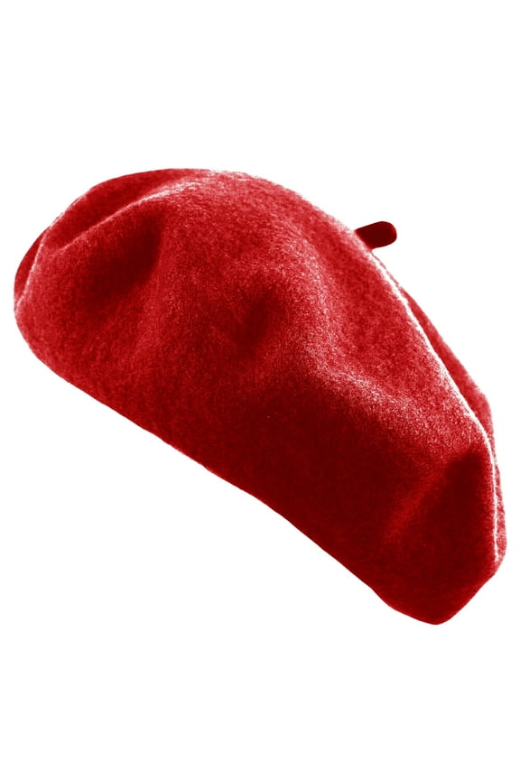 Women's Beret Hat French Style Artist Cap Solid Color TZ Promise Wool Casual Classic