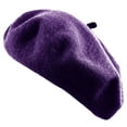 thumbnail image 1 of TZ Promise Women's Beret Hat French Style Artist Cap Solid Color TZ Promise Wool Casual Classic, 1 of 4