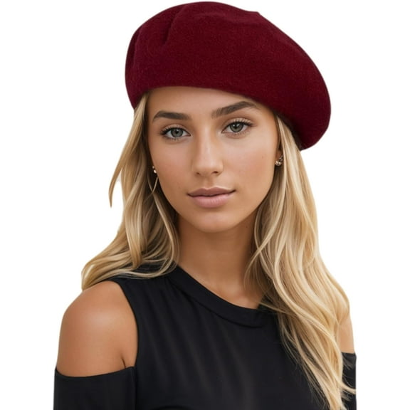 Women's Beret Hats – Chic French Berets for Women, Premium Wool Beret – A Classic Wardrobe Addition for Stylish Women