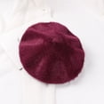 thumbnail image 1 of Women's Berets Autumn And Winter Hats Women'S Versatile Trendy Artist Hats Knitted And Warm Women's Accessories Berets M, 1 of 3