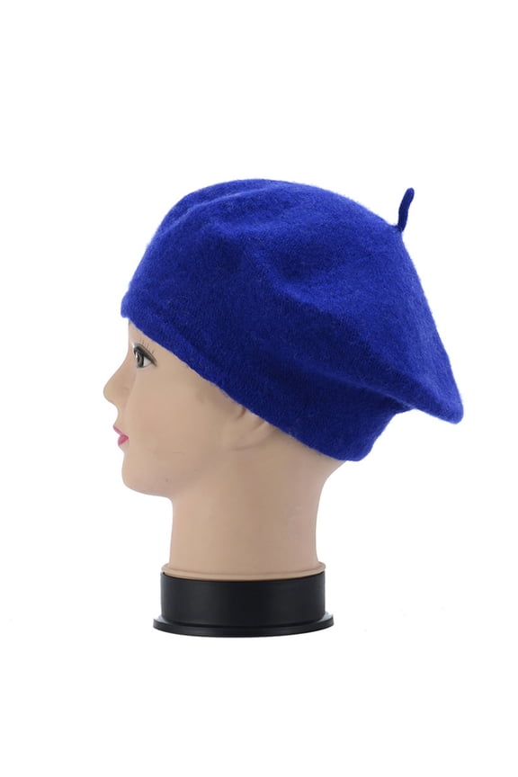 Women's Berets Ladies Solid Color Imitation Wool Beret Bud Hat Painter Hat Women's Accessories Berets