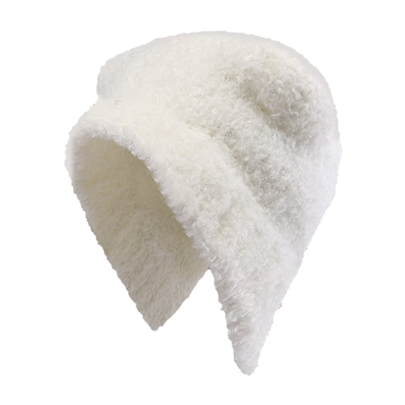 Women's Berets Winter Warm Woolen Hat Cute Bear Woolen Hat Versatile Face Small Ear Cap, Women's Accessories Berets