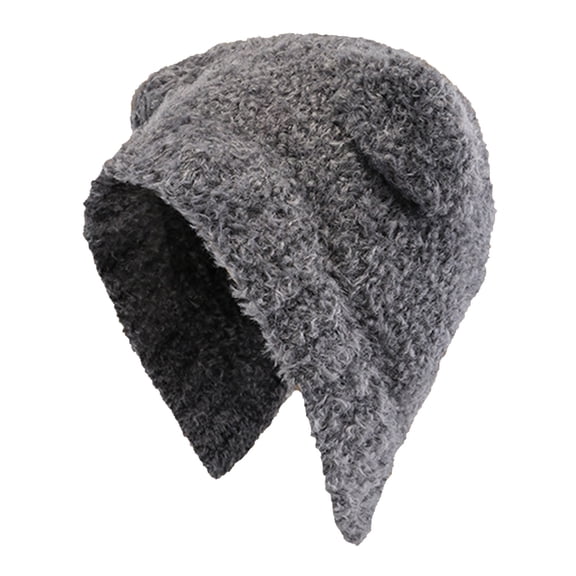 Women's Berets Winter Warm Woolen Hat Cute Bear Woolen Hat Versatile Face Small Ear Cap, Women's Accessories Berets