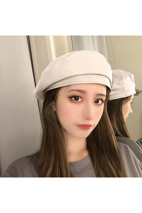 Women's Berets Women Beret Hat Leather Beret French Beret Artist Beret Cap Women's Accessories Berets