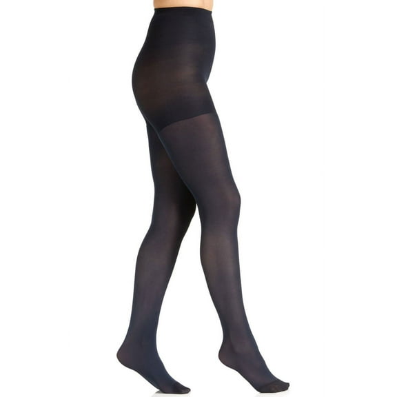 Women's Berkshire 4741 Luxe Opaque Tights with Control Top (Navy Tall)