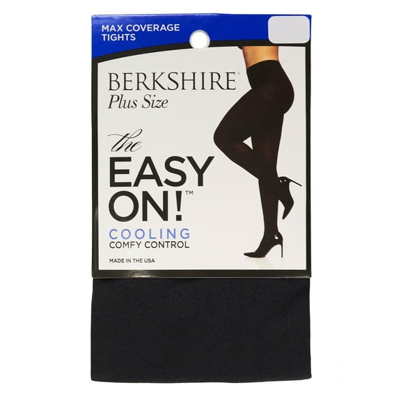 Women's Berkshire 5036 Plus Max Coverage Microfiber Tights (Black 5/6X)