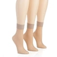 thumbnail image 1 of Women's Berkshire 6953 Sheer Anklet - 3 Pack (Nude O/S), 1 of 1