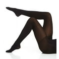 thumbnail image 1 of Women's Berkshire 8040 Opaque Control Top Hosiery (Black 3/4), 1 of 2