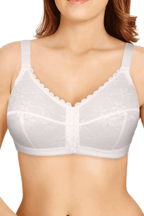 Women's Berlei B511 Classic Full Cup Front Fastening Bra (White 34E)