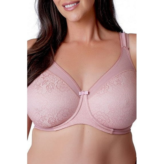 Women's Berlei B521 Beauty Everyday Underwired Minimizer Bra (Ash Rose 38F)