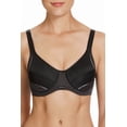 thumbnail image 1 of Women's Berlei YYN7 Electrify Underwire High Impact Mesh Sports Bra (Black 34C), 1 of 8
