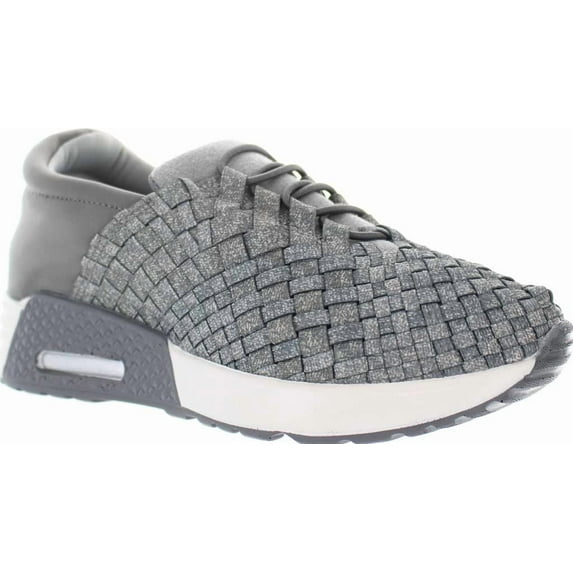 Women's Bernie Mev Best Tori Bungee Sneaker Size 41 Heather Grey (Run Small by one Size)