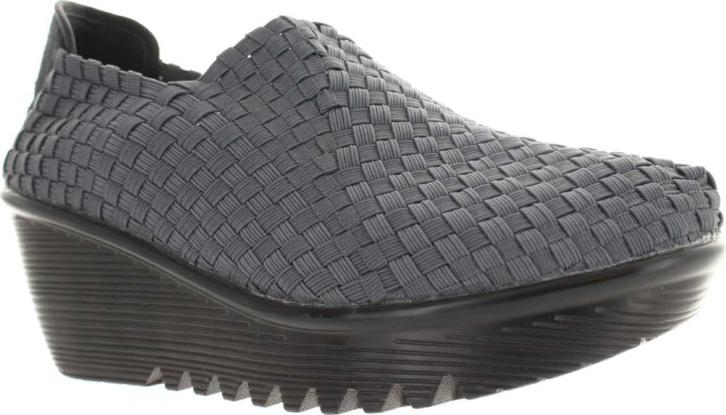 Wedge Bernie Me Bernie Mev Bronze Elastic Woven Slip On Platform