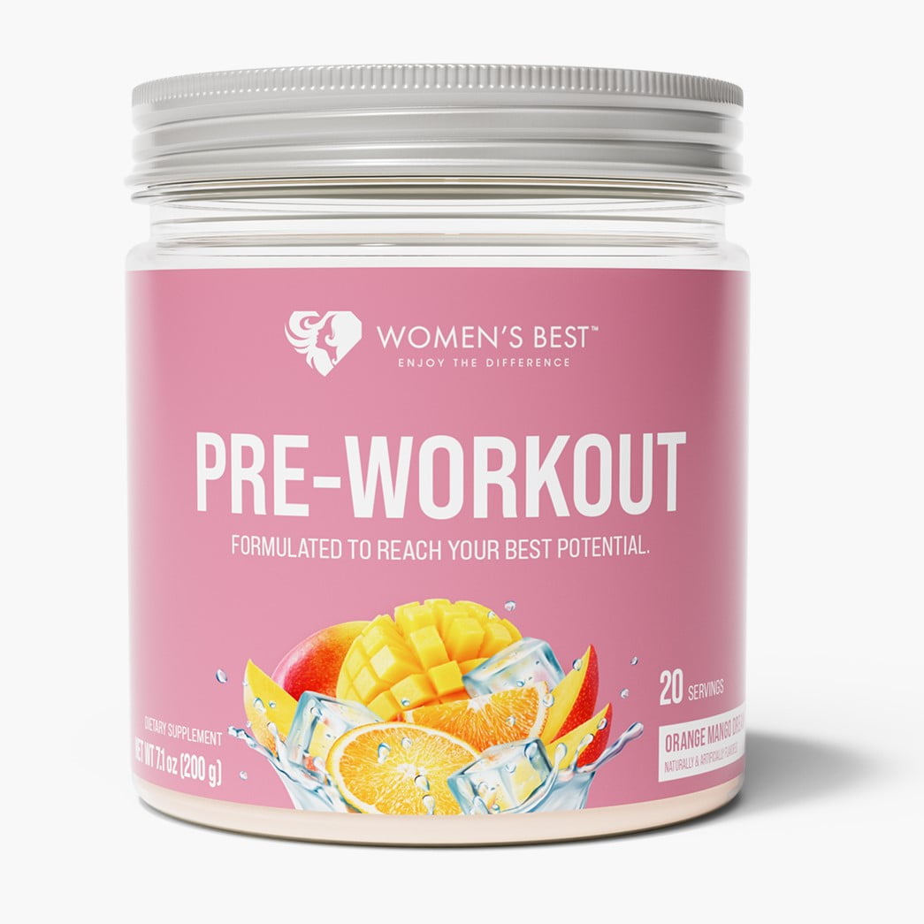 Women's Best Pre-Workout Booster Powder, Orange Mango Dream, 200g, 7 oz