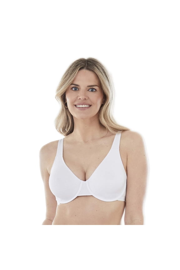 Everyday Unlined Cotton Stretch T-Shirt Bra with Underwire Support 5000100