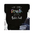 thumbnail image 1 of Women's Bestie Graphic Tee - Black S-5XL Fun Friend Quote Top | Soft Cotton T-Shirt for Girls' Night | Playful Matching Outfits, 1 of 5