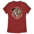 thumbnail image 1 of Women's Betty Boop Libra Zodiac Graphic Tee Red Large, 1 of 4