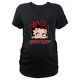 thumbnail image 1 of Women's Betty Boop Polka Dot Bow Graphic Maternity T-Shirt, 1 of 3