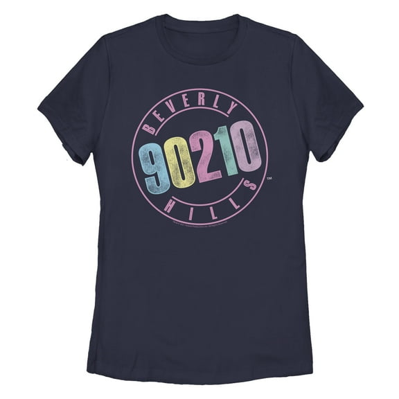 Women's Beverly Hills: 90210 Multicolored Logo Graphic T-Shirt