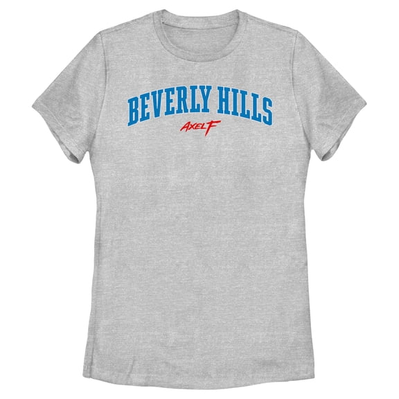 Women's Beverly Hills Cop: Axel F Classic Blue Logo  Graphic T-Shirt