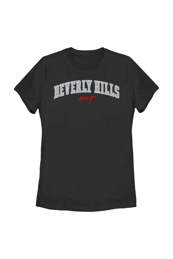 Women's Beverly Hills Cop: Axel F Classic Bold Logo  Graphic T-Shirt