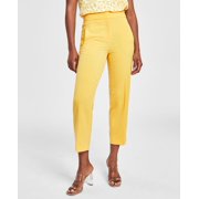 Women's Bi-Stretch Straight-Leg Ankle Pants Honey 16