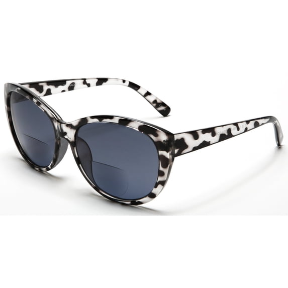 Women's BiFocal Sun Readers Fashion Sunglasses Black Tortoise - 3 / Black Tortoise