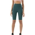 thumbnail image 1 of Women's Biker Shorts High Waist Tummy Control Seamless Fitness Yoga Short Fitness Athletic Workout Running Shorts, 1 of 2