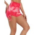 thumbnail image 1 of Women's Biker Shorts Tummy Control High Waist Active Gym Workout Yoga Short Leggings Sexy Stretch Ruched Butt Lifting Yoga Shorts, 2 Style 8 Color for Choose, 1 of 4