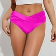 thumbnail image 1 of Women's Bikini Bottom Front Swimsuit Ruched Bathing Suit Bottoms Women S Swimsuits with Shorts Women's Swim Shorts Loose Swimming Suits for Teens with Shorts Womens Swimsuits 3 Piece Swimming Shorts, 1 of 4