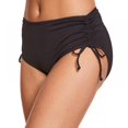 thumbnail image 1 of Women's Bikini Bottoms Ruched High Waisted Swimsuits Drawstring Swim Bottoms, 1 of 3