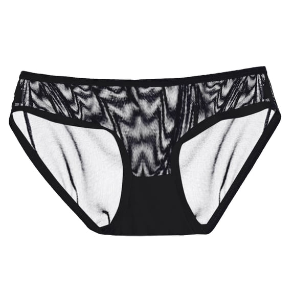 Women's Bikini Brief Underwear Pack Low Waist Sheer Mesh Cute Seamless Panties Saving on Clearance