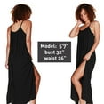 thumbnail image 1 of Women's Bikini Cover Ups Strappy Split Maxi Dress Chiffon Beach Dress for Summer Holidays, 1 of 7