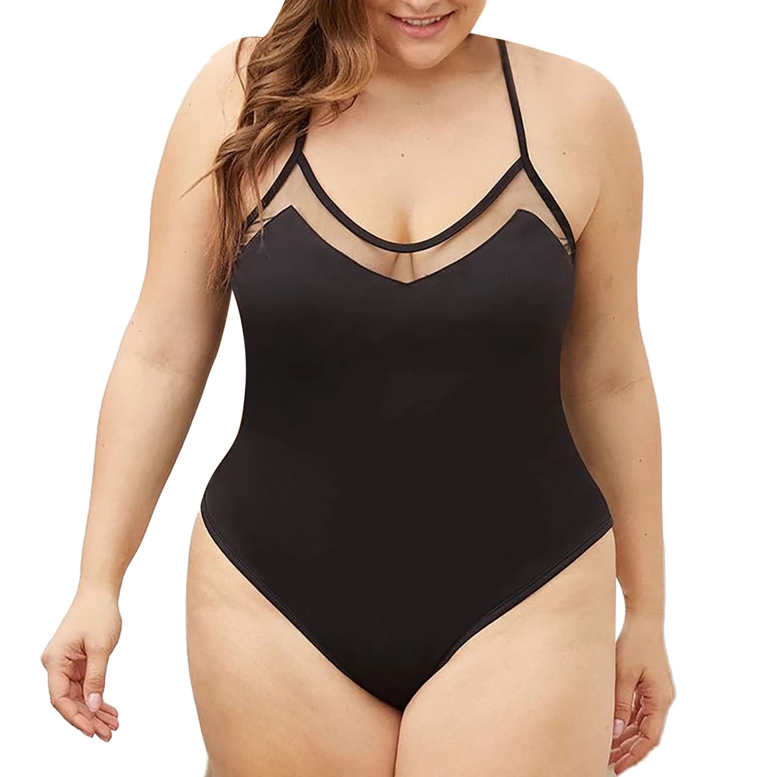 Women's Bikini Set Coral Cutout Summer One-piece Bikini Bikini