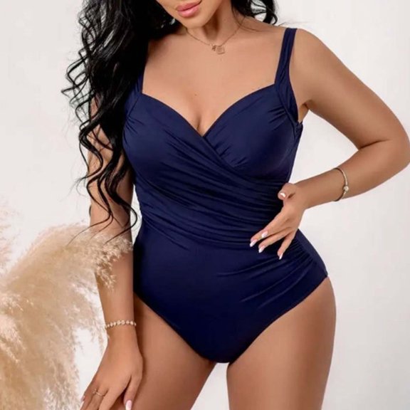 Women's Bikini Swimsuit High Cut Monokini With Backless Design Beachwear For Summer Vacation Bikini Conceal Rhinestone Bikini Black High Waisted Bikini Shapewear Bikini High Waist Thong Bikini Under
