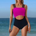 thumbnail image 1 of Women's Bikini Swimsuit High Waisted Ruched Summer Bathing Suit plus Size Leopard Swimsuits Womens Swimsuit with Shorts 3 Piece Womens plus Size Swimwear Sunflower Galaxy Tops Bra Board Shorts Boys, 1 of 4
