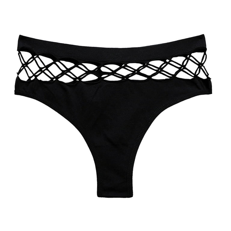 Women's Bikini Underwear Underwear Women Women's Seamless Charming Stretch  Mesh Panties T Panties Mid Oversize Panties 