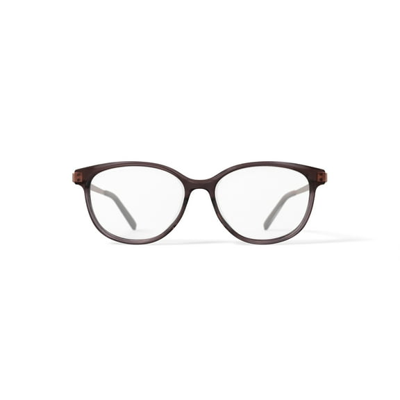 Bio Eyes Women's BE222 Calla Round Prescription Eyeglasses with Case, Brown