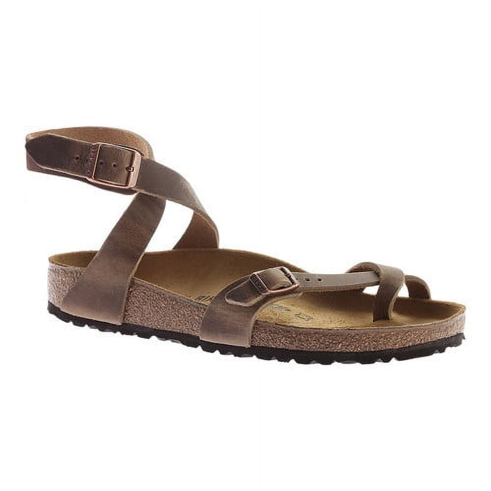 Women s Birkenstock Yara Oil Leather Toe Loop Sandal Walmart