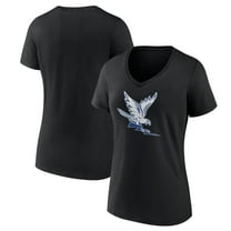 Women's Black Air Force Falcons New Mascot V-Neck T-Shirt