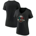 thumbnail image 1 of Women's Black Arizona Diamondbacks Hometown Desert Baseball V-Neck T-Shirt, 1 of 3