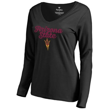 Women's Black Arizona State Sun Devils Freehand Long Sleeve T-Shirt