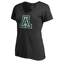 Women's Black Arizona Wildcats Lovely V-Neck T-Shirt