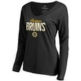 thumbnail image 1 of Women's Black Boston Bruins Nostalgia Long Sleeve T-Shirt, 1 of 1