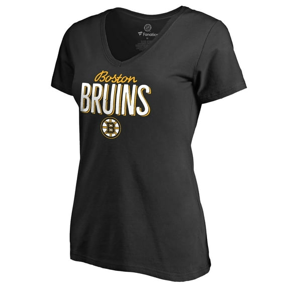 Women's Black Boston Bruins Nostalgia T-Shirt