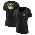 thumbnail image 1 of Women's Black Boston Bruins Territorial V-Neck T-Shirt, 1 of 3