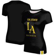 Women's Black Cal State L.A. Golden Eagles Business T-Shirt