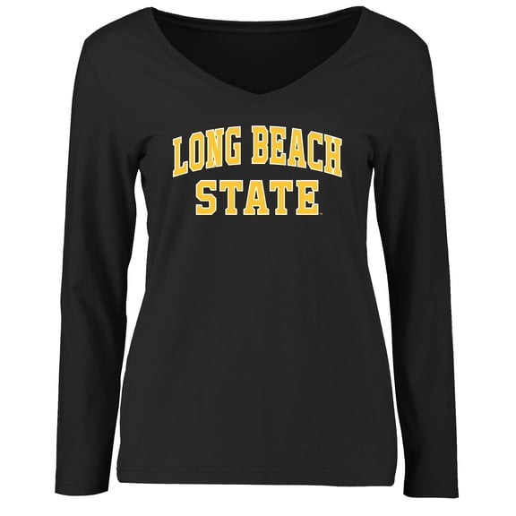 Women's Black Cal State Long Beach The Beach Everyday Long Sleeve T-Shirt