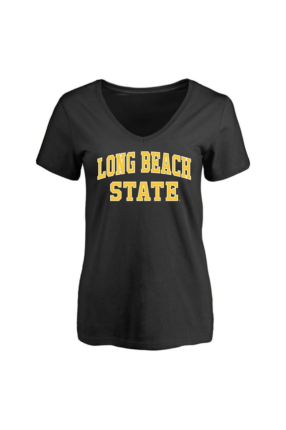 Women's Black Cal State Long Beach The Beach Everyday T-Shirt