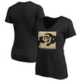 thumbnail image 1 of Women's Black Colorado Buffaloes OHT Eagle V-Neck T-Shirt, 1 of 3